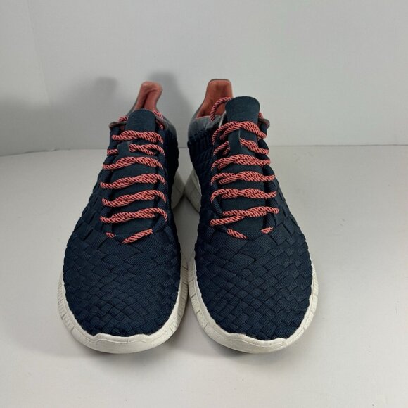 Nike Free Inneva Woven Mens Size 11.5 Blue Athletic Sneakers 579916-444 - Picture 2 of 8